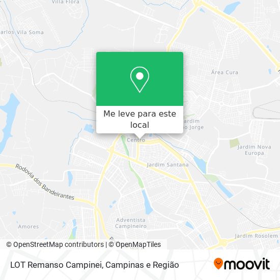LOT Remanso Campinei mapa