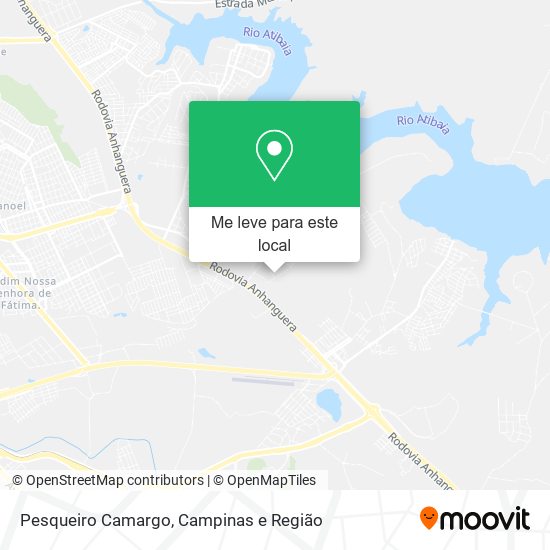 Pesqueiro Camargo mapa