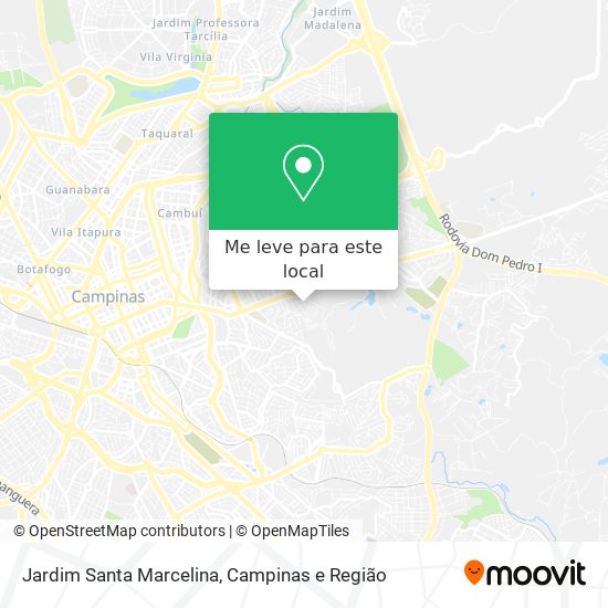 Jardim Santa Marcelina mapa
