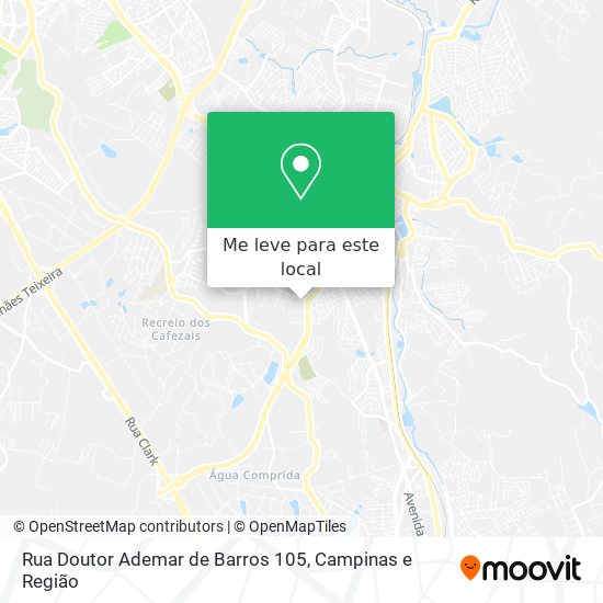 Rua Doutor Ademar de Barros 105 mapa