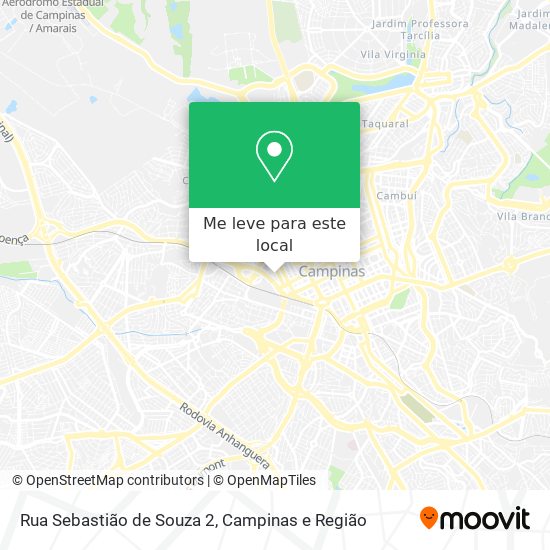 Rua Sebastião de Souza 2 mapa