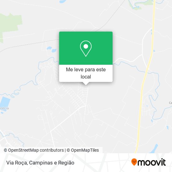 Via Roça mapa