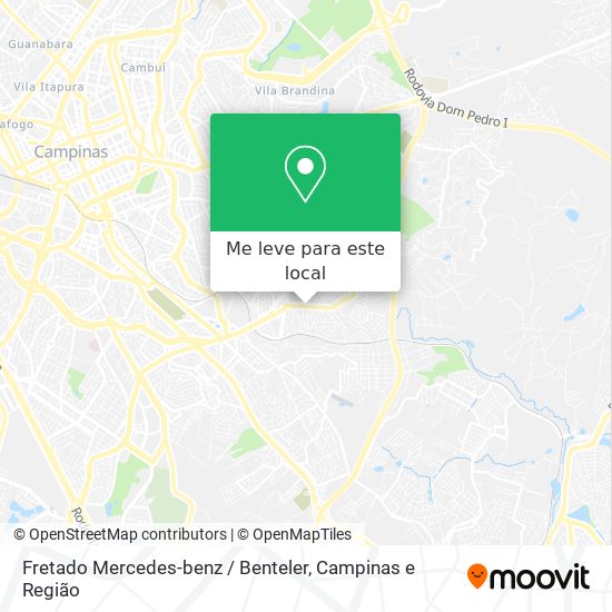 Fretado Mercedes-benz / Benteler mapa