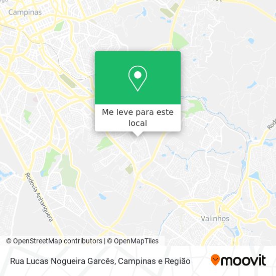Rua Lucas Nogueira Garcês mapa