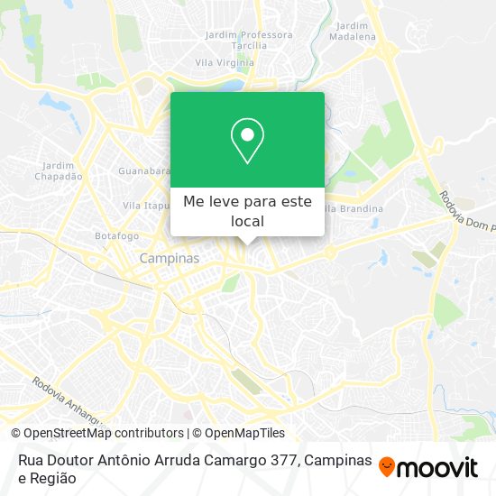 Rua Doutor Antônio Arruda Camargo 377 mapa