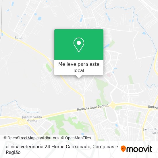 clinica veterinaria 24 Horas Caoxonado mapa