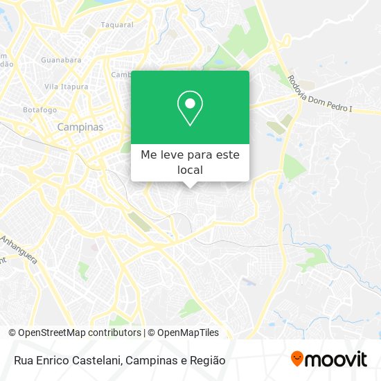 Rua Enrico Castelani mapa