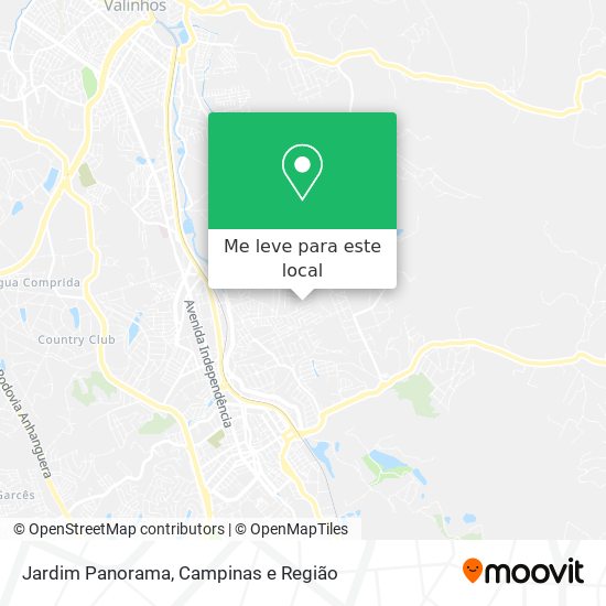Jardim Panorama mapa