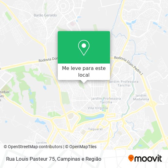 Rua Louis Pasteur 75 mapa
