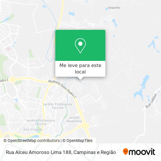 Rua Alceu Amoroso Lima 188 mapa