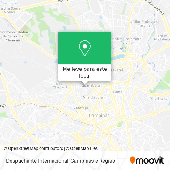 Despachante Internacional mapa