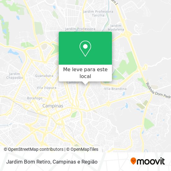 Jardim Bom Retiro mapa