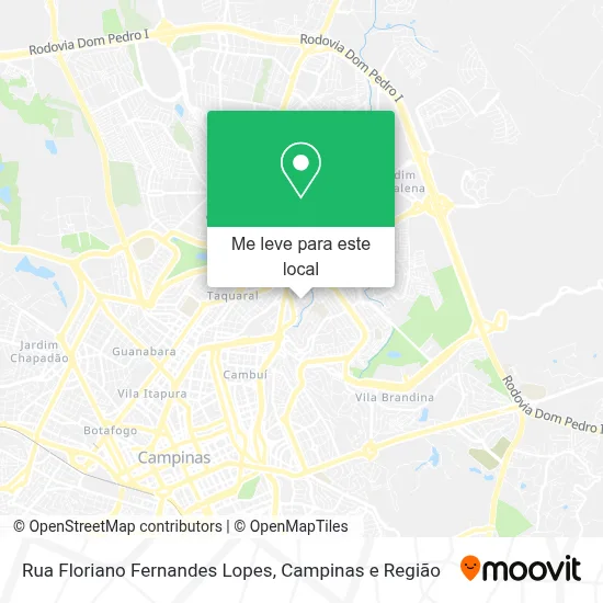 Rua Floriano Fernandes Lopes mapa