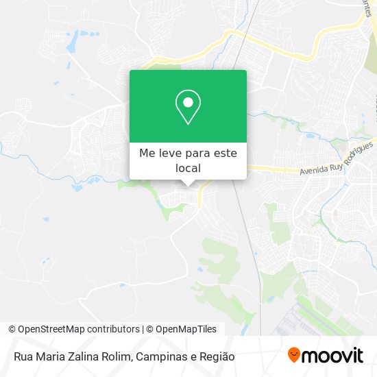 Rua Maria Zalina Rolim mapa