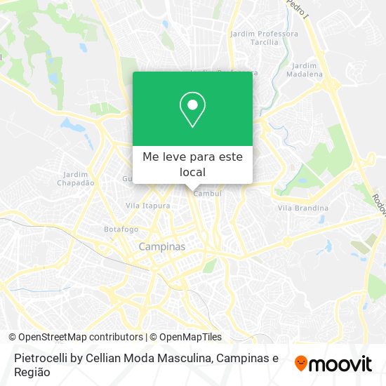 Pietrocelli by Cellian Moda Masculina mapa