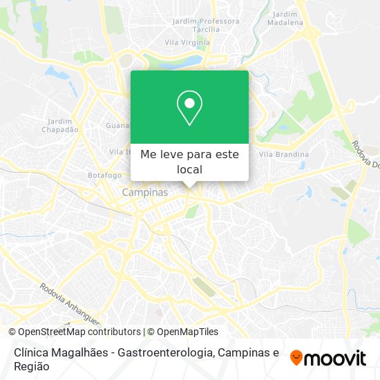Clínica Magalhães - Gastroenterologia mapa