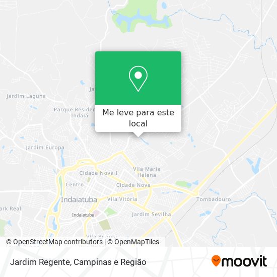 Jardim Regente mapa