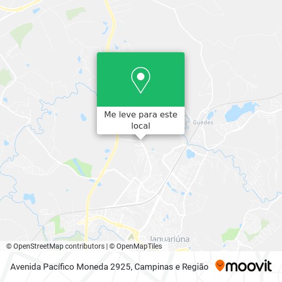 Avenida Pacífico Moneda 2925 mapa