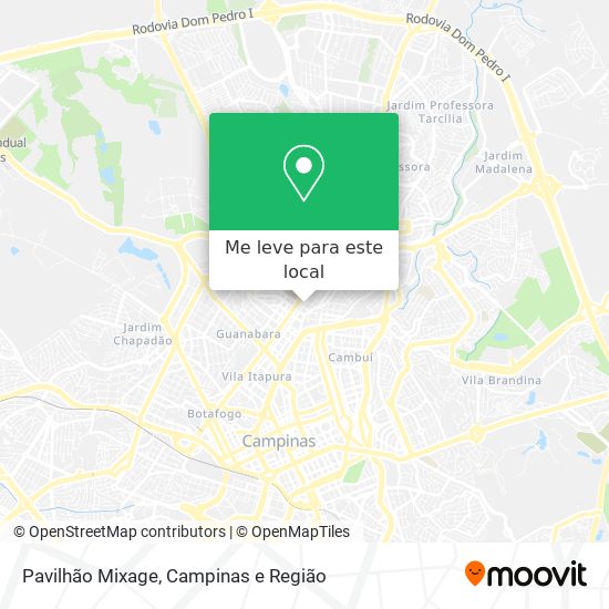 Pavilhão Mixage mapa