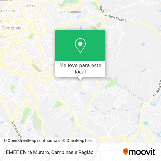 EMEF Elvira Muraro mapa