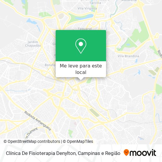 Clínica De Fisioterapia Denylton mapa