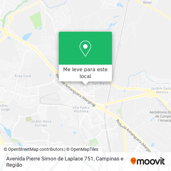 Avenida Pierre Simon de Laplace 751 mapa