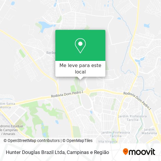 Hunter Douglas Brazil Ltda mapa