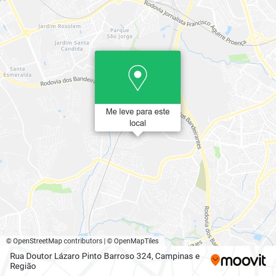 Rua Doutor Lázaro Pinto Barroso 324 mapa