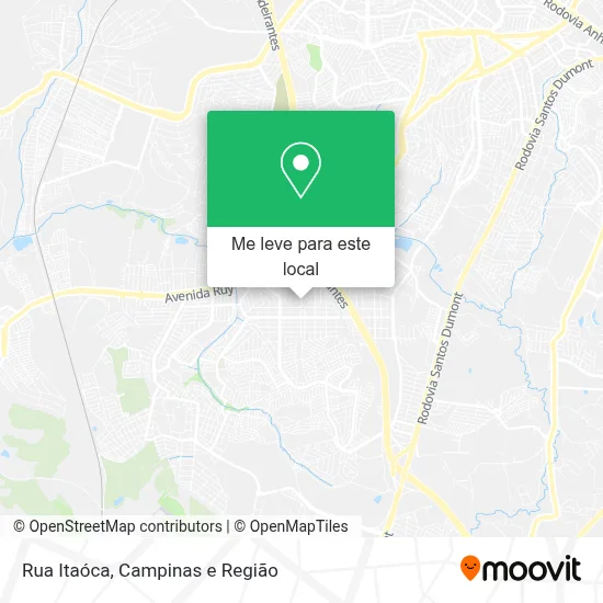 Rua Itaóca mapa