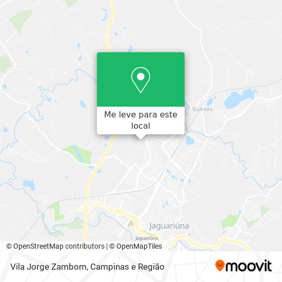 Vila Jorge Zambom mapa