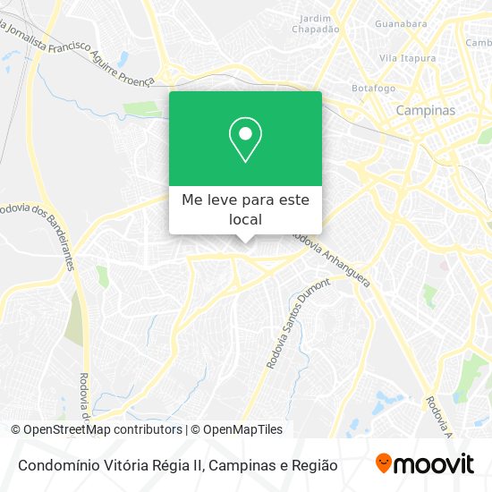 Condomínio Vitória Régia II mapa