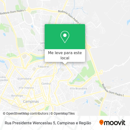 Rua Presidente Wenceslau 5 mapa