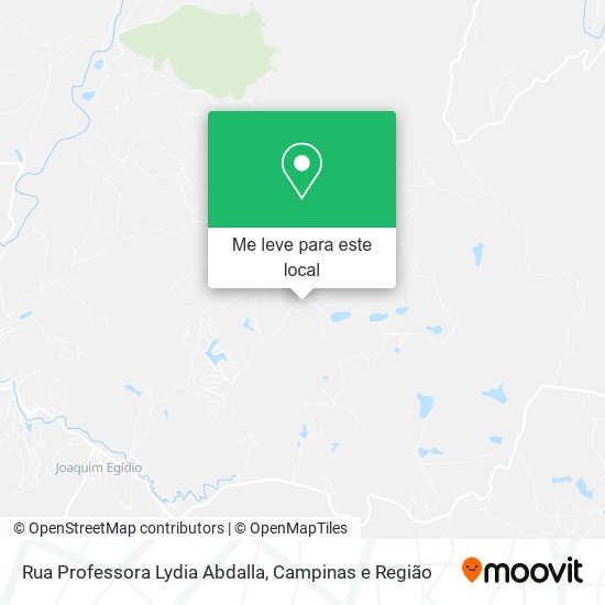 Rua Professora Lydia Abdalla mapa