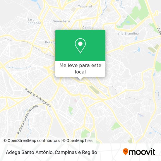 Adega Santo Antônio mapa