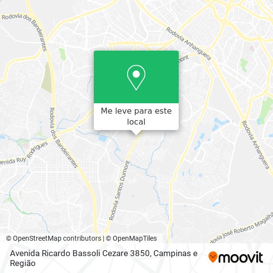 Avenida Ricardo Bassoli Cezare 3850 mapa