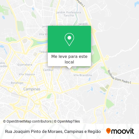 Rua Joaquim Pinto de Moraes mapa