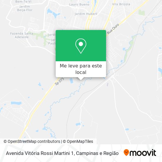Avenida Vitória Rossi Martini 1 mapa
