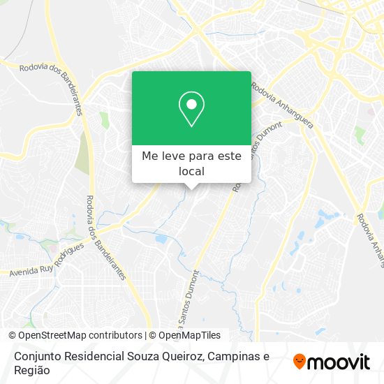 Conjunto Residencial Souza Queiroz mapa