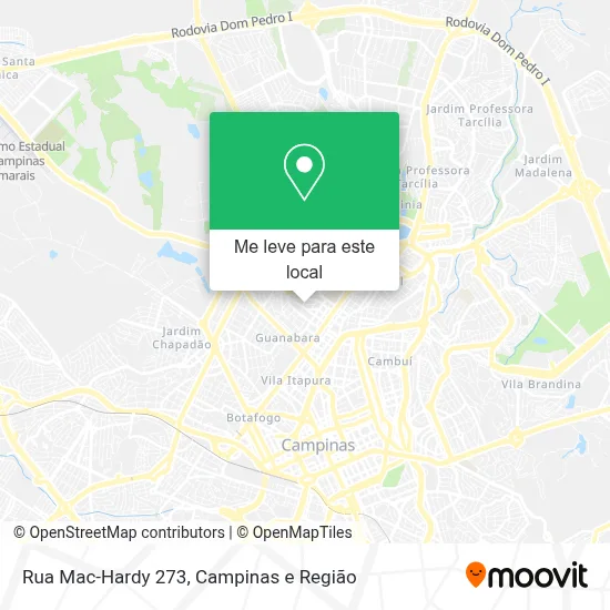 Rua Mac-Hardy 273 mapa