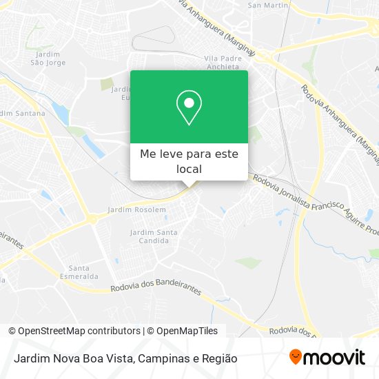 Jardim Nova Boa Vista mapa