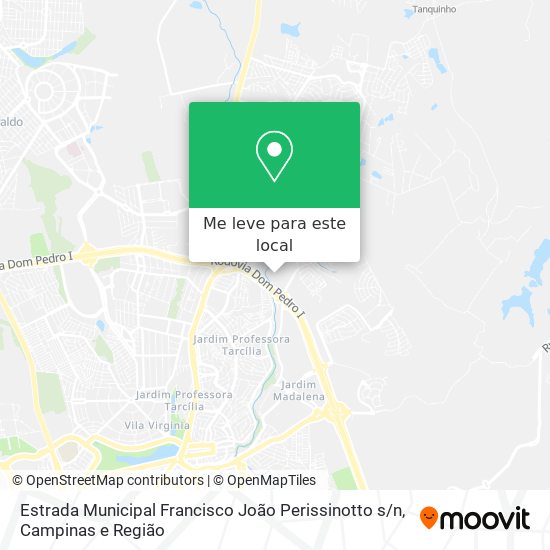 Estrada Municipal Francisco João Perissinotto s / n mapa