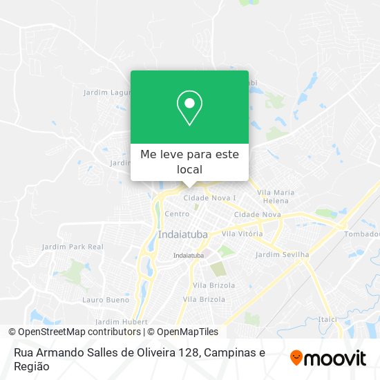 Rua Armando Salles de Oliveira 128 mapa