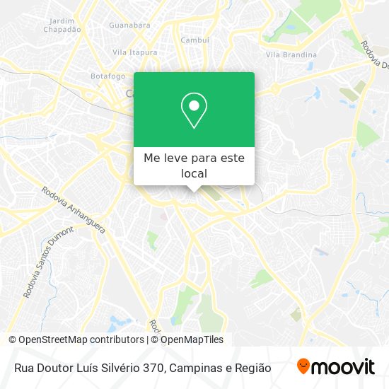 Rua Doutor Luís Silvério 370 mapa