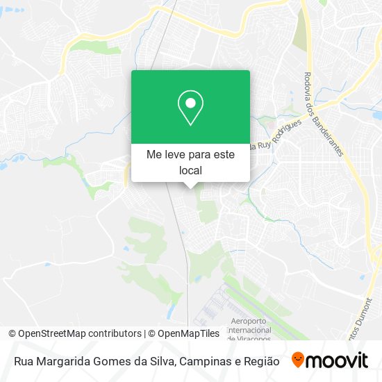 Rua Margarida Gomes da Silva mapa