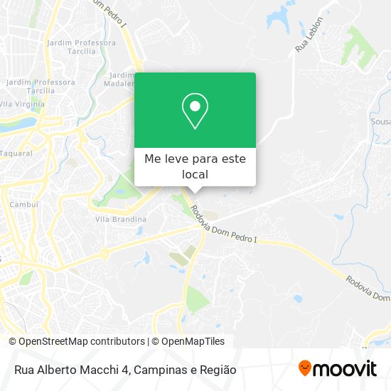 Rua Alberto Macchi 4 mapa