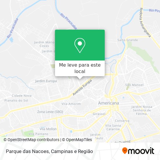 Parque das Nacoes mapa