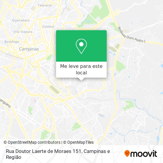 Rua Doutor Laerte de Moraes 151 mapa