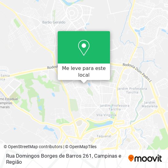 Rua Domingos Borges de Barros 261 mapa