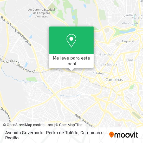 Avenida Governador Pedro de Tolêdo mapa