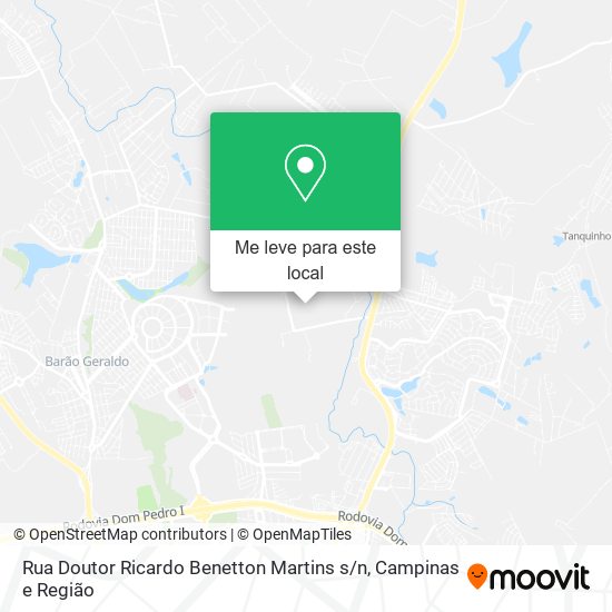 Rua Doutor Ricardo Benetton Martins s / n mapa